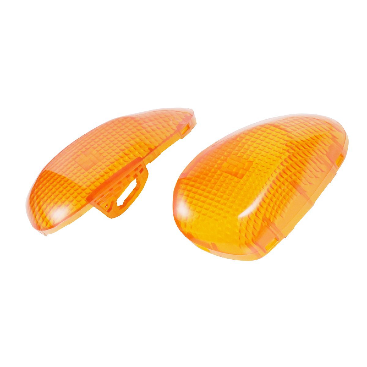 スズキ レッツ4 LET’S4 フロントウィンカーレンズ 左右セット オレンジ 純正互換 原付 スクーター 補修用パーツ SUZUKI拍卖