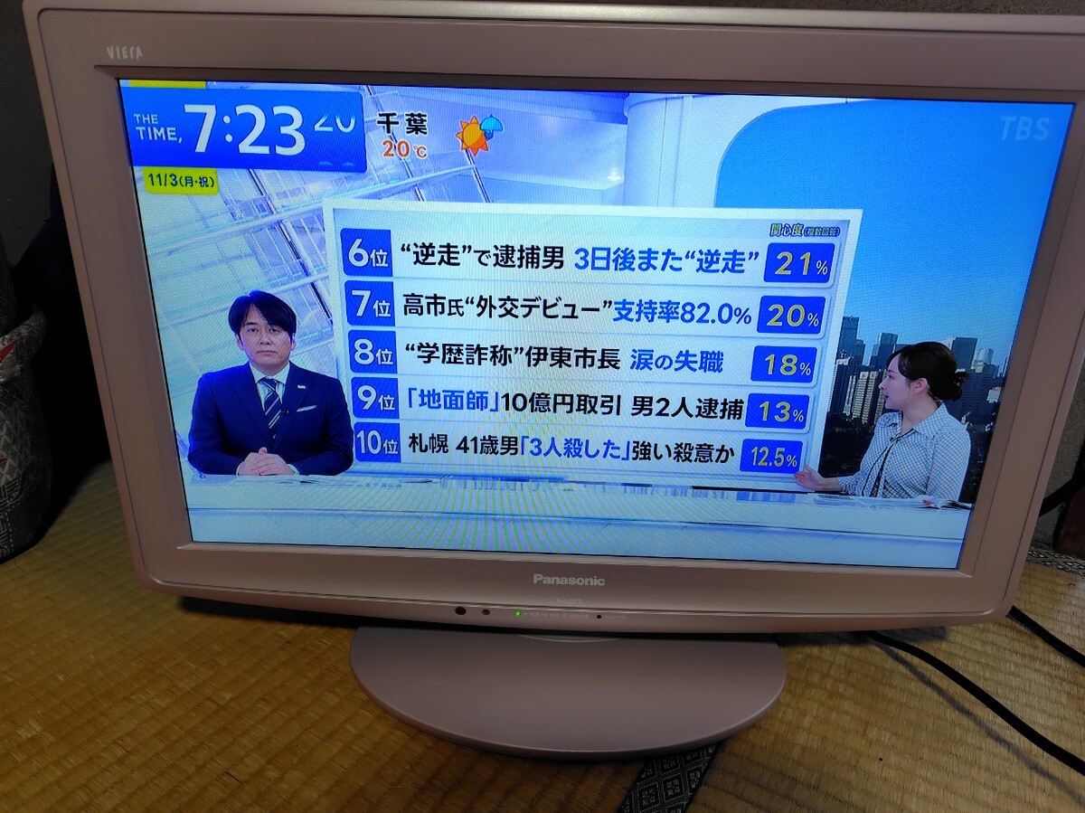 ●Panasonic●液晶テレビ22型●TH-L22C2-P●2010年製●中古品●拍卖