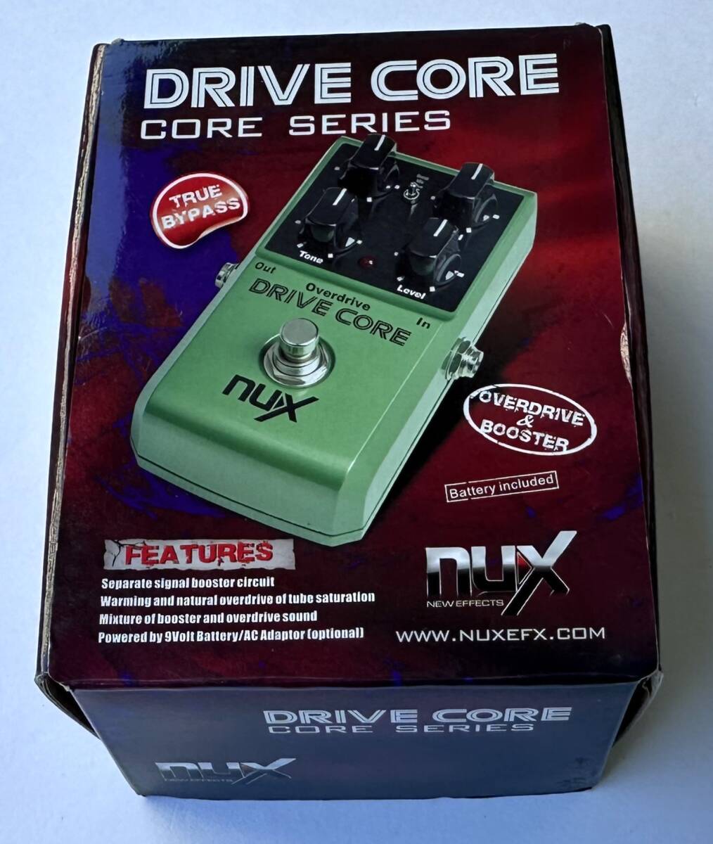 1円~【中古/美品】NUX ニューエックス DRIVE CORE DELUXE オーバードライブ エフェクター拍卖