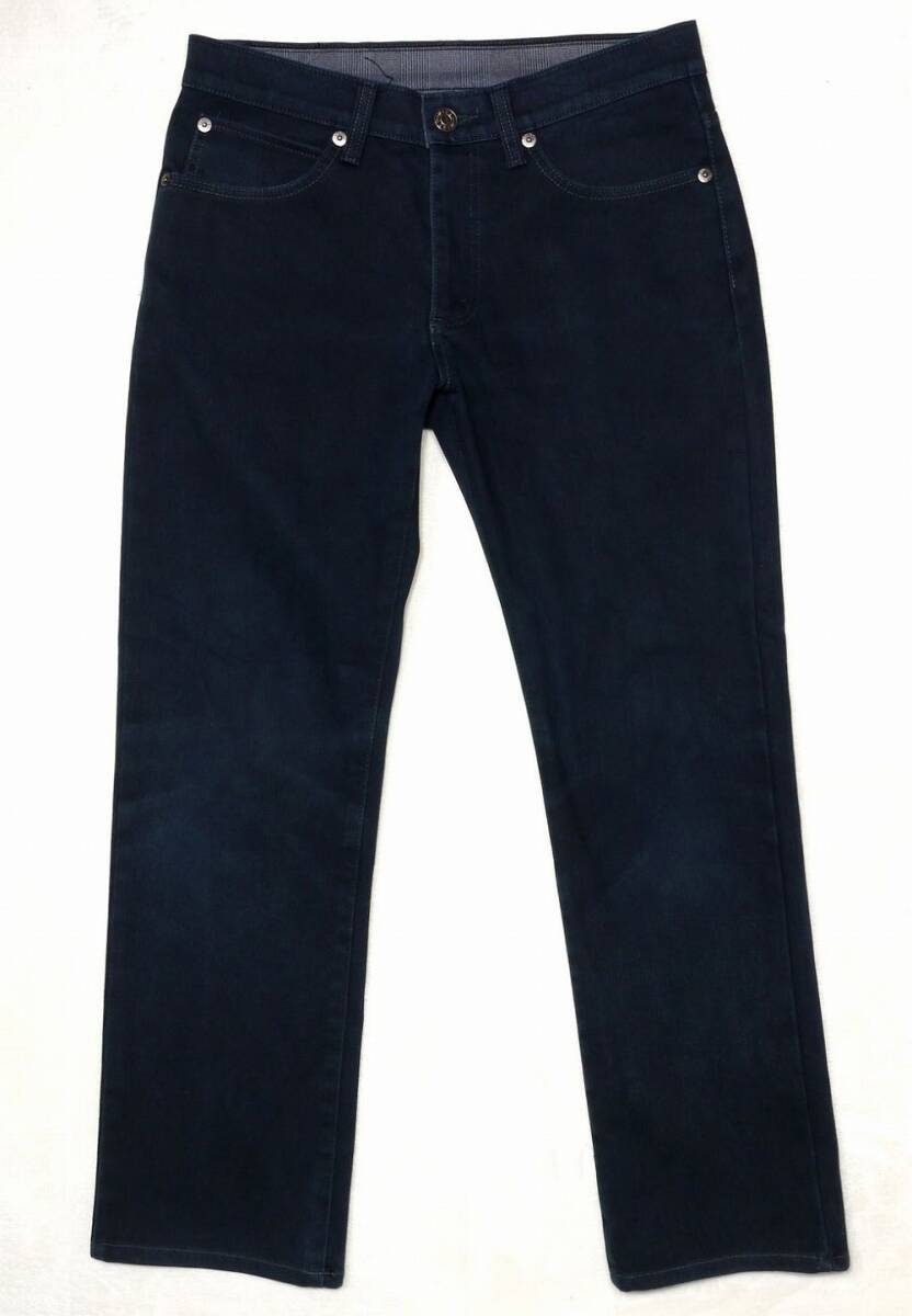 ☆冬用 裏起毛 エドウイン EDWIN 503 WILD FIRE 503WF ストレッチ ストレート メンズカラージンス 紺 W32 実寸W86センチ 股下74センチ拍卖