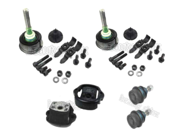 ベンツ W126 エンジンマウント フロントブレーキサポートブッシュキット ボールジョイント 計6点 1232413013 1163330927 1265860133 新品拍卖