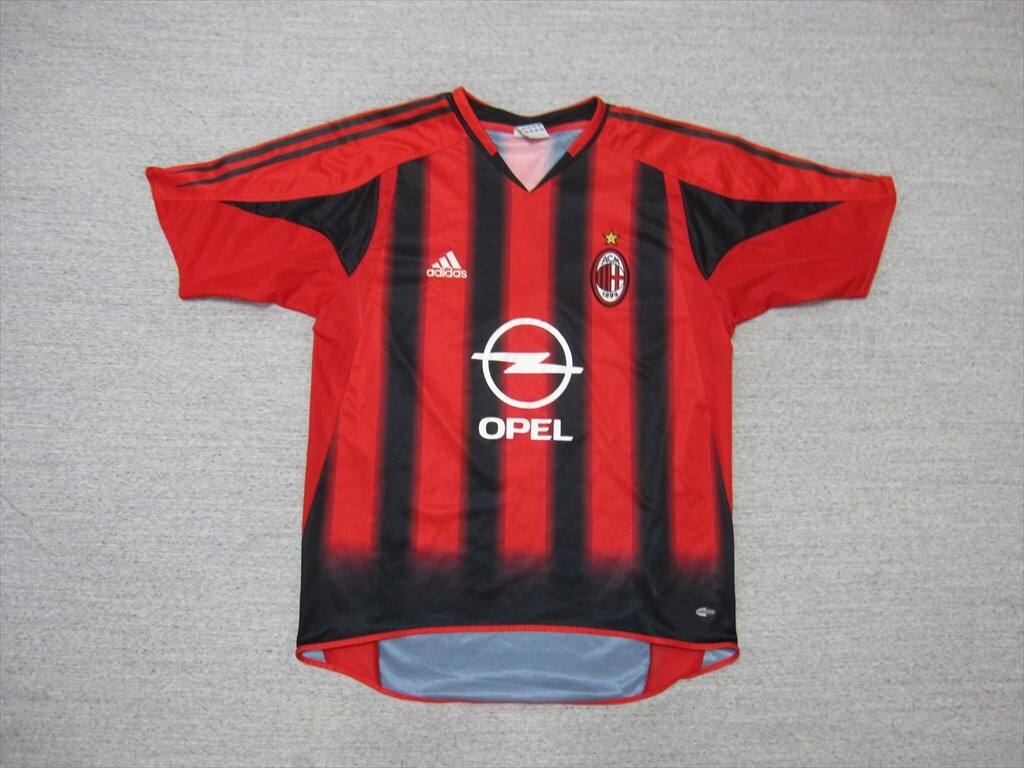 【正規品】アディダス製 ACミラン 半袖 ユニフォーム拍卖