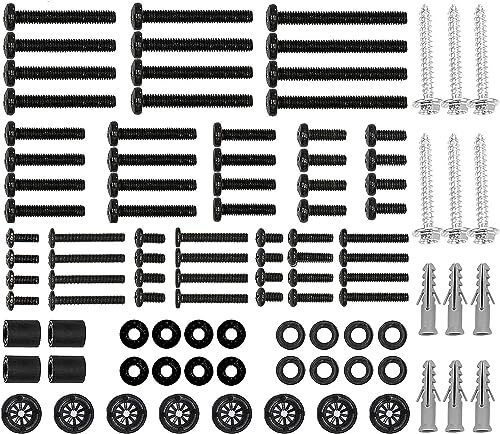 モニターとテレビの取り付けネジ M4からM8までの各種ネジ、ワッシャー、スペーサー付き ネジ類セット 80インチまで対応 汎用 L拍卖