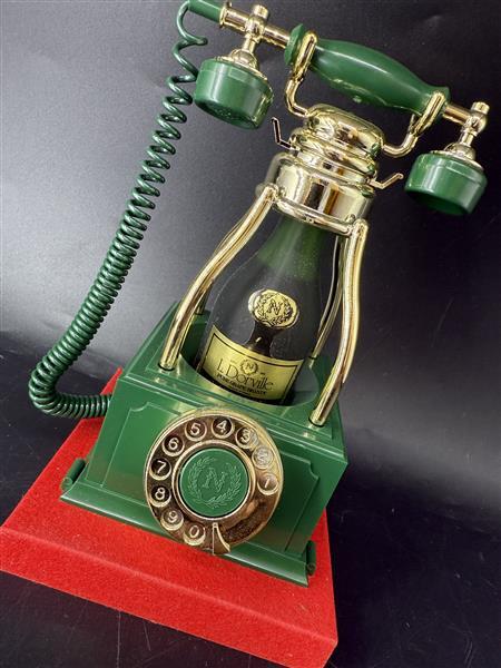 1 円 L.Dorville NAPOLEON ドービルナポレオン ミニボトル 電話機型飾り 30ml 45% 現状品 個人保管品 インテリア キャバ ホスト 9901拍卖