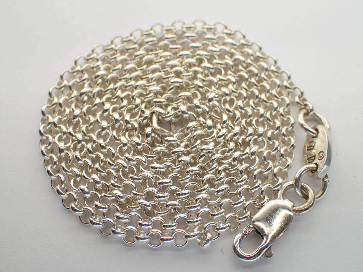 正規品CHROME HEARTS ★ロールチェーンネックレス18インチ46cm★拍卖