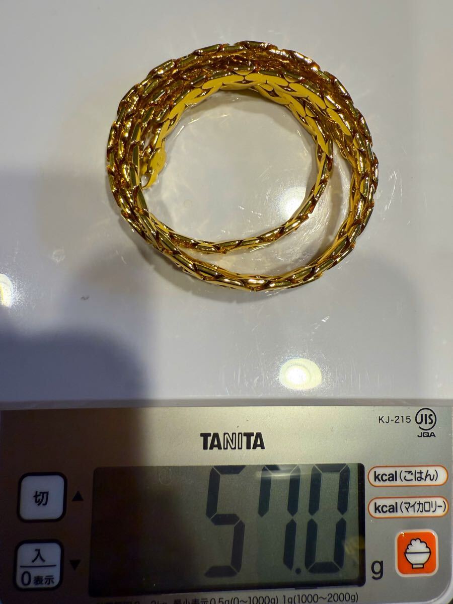 遺品整理 ネックレス ゴールド アクセサリー ITALY イエローゴールド ゴールドカラー 重め 傷あり拍卖