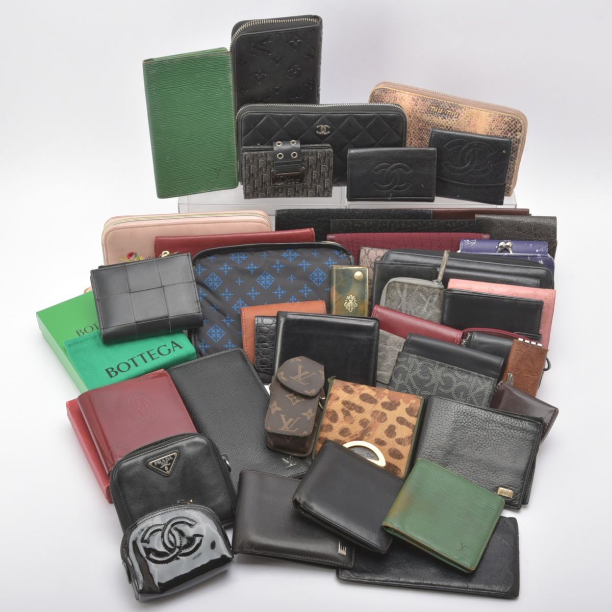 ブランド 財布 コインケース 計45点 シャネル/カルティエ/ディオール/プラダ他 キャビアスキン トロッター 長財布まとめ#80※1016-32/■b.c拍卖