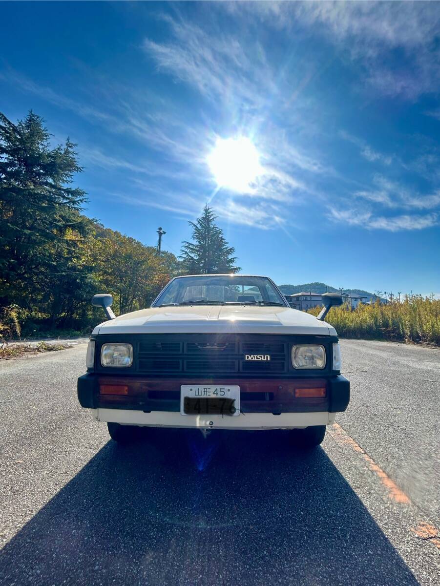 日産ダットサントラック ディーゼル2.3L 2WD エアコン無し 昭和63年式 NOX.PM不適合 雪道走行無し!下周り綺麗 ワンオーナー 拍卖