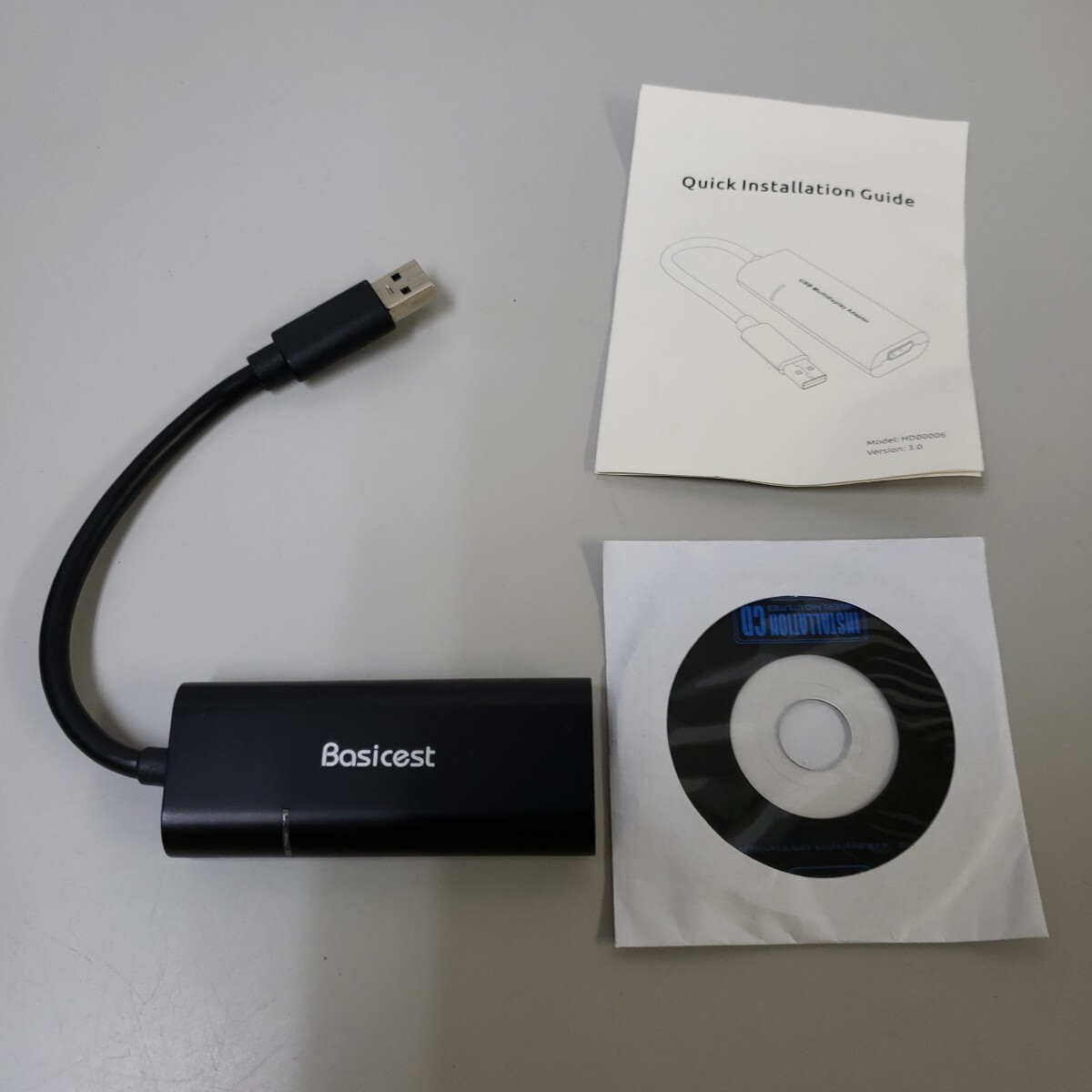 709y0375★USB 3.0 to HDMI グラフィック 変換 アダプター ケーブル Displaylink チップ使用 Win10対応拍卖