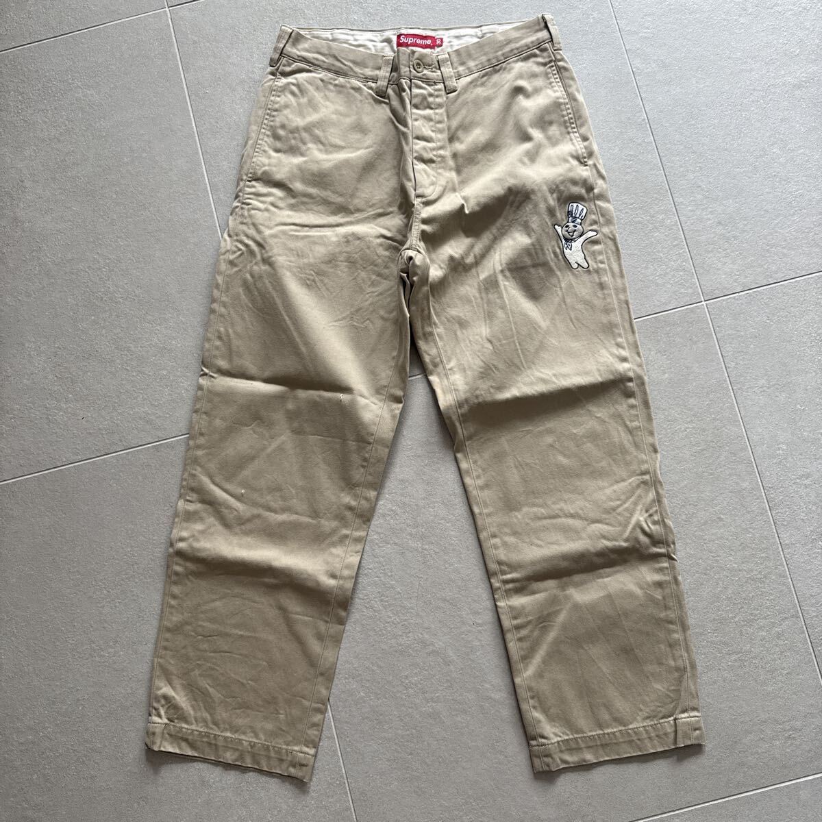 シュプリーム ベージュ チノパン サイズ30 美品拍卖
