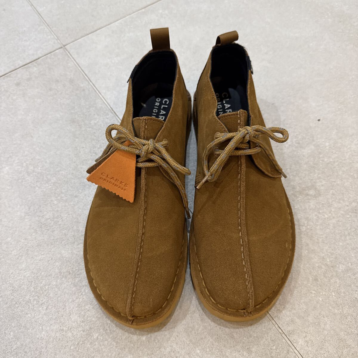 Clarks Originals スウェード ワラビー 27.5cm ゴアテックス 新品未使用 ブラウン拍卖