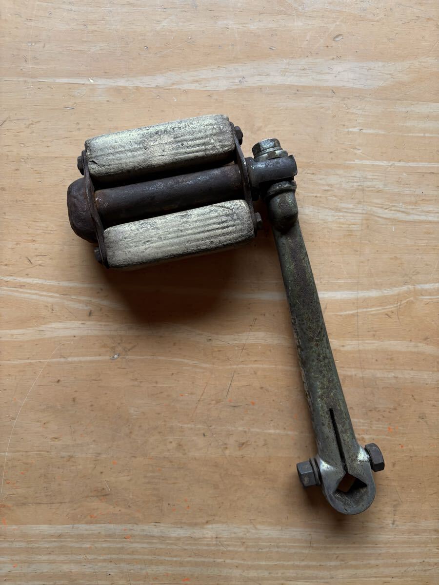 ナックル パン 純正 バイシクルキックペダル ホワイト ショベル ハーレー ビンテージ拍卖