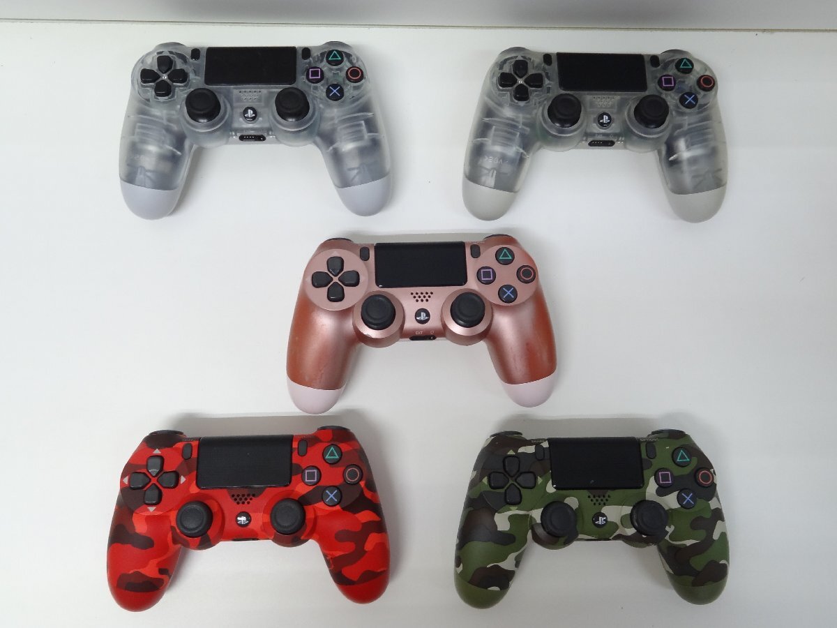 6■/Zこ9856 SONY プレステ4 PS4 ワイヤレスコントローラー DUALSHOCK4 通電〇、動作未確認 ジャンク 5個 セット 保証無拍卖