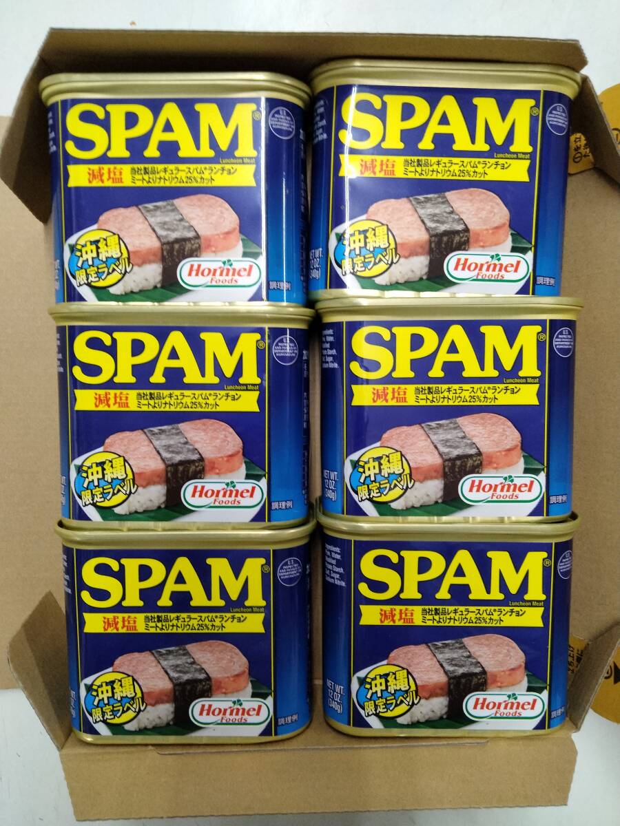 スパムポーク(SPAM)(減塩)6缶セット拍卖
