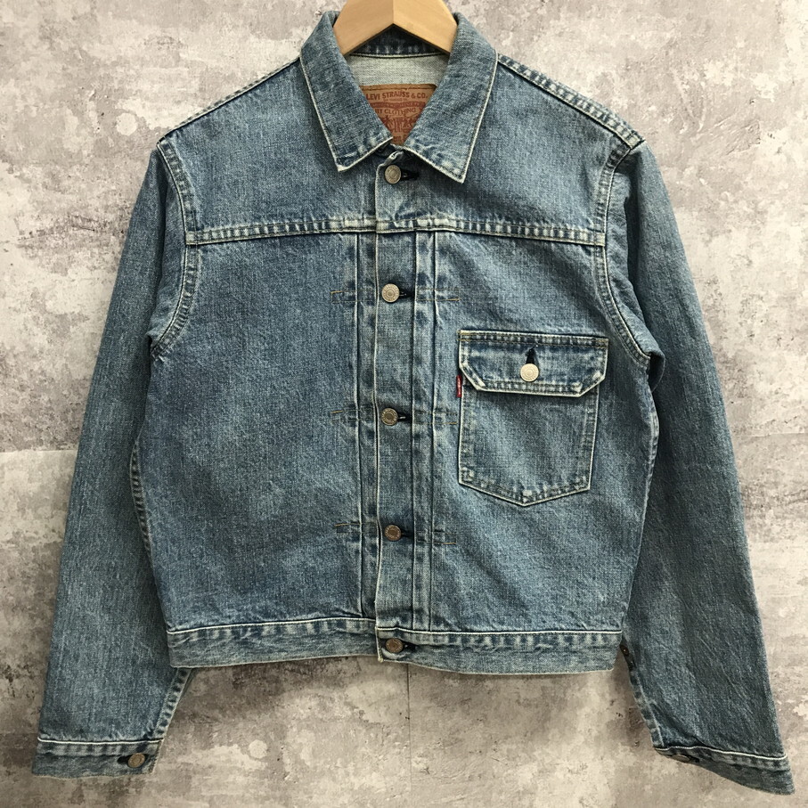 Levi's リーバイス 90'S 92年 1st ファースト デニムジャケット Gジャン 日本製 復刻 70502XX【F0531-004】拍卖