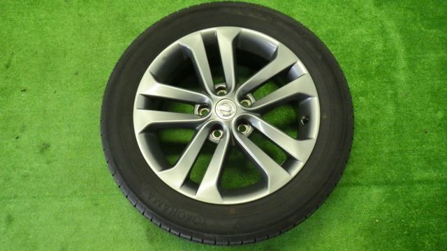 ★ジューク★1本ヨコハマ ECOS ES31 215/55R17 日産 純正 アルミ 115 5H 6.5mm 17インチ 7J +47拍卖