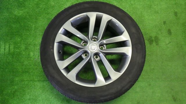 ★ジューク★1本ヨコハマ ECOS ES31 215/55R17 日産 純正 アルミ 115 5H 6.5mm 17インチ 7J拍卖