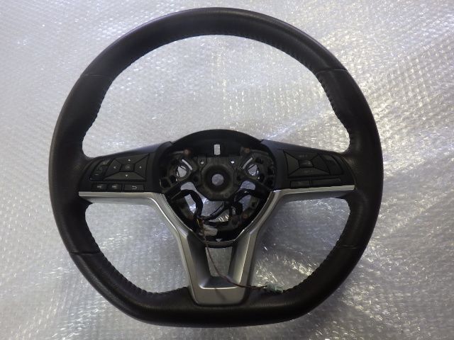 ★セレナ ハイウェイスター Vセレクション GFC27 C27★レザー ステアリング 純正 中古 ブラック ブラウン 日産 ハンドル 48430-5TK1B拍卖