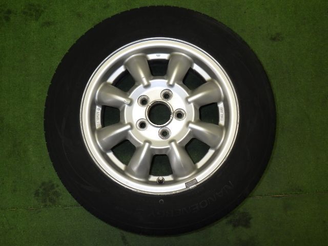 ★ミニライト★1本 175/70R14 社外 アルミ 100 5H 56mm 14インチ 5.5J +55 中古 ホイール拍卖