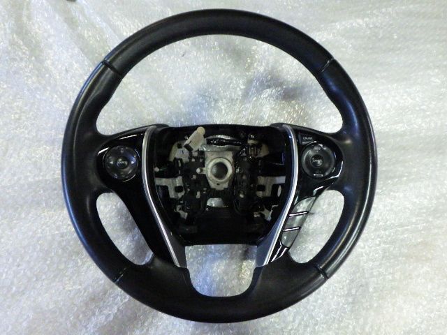 ★オデッセイ ハイブリッド RC4 RC★ステアリング レザー スイッチ付 ホンダ 純正 中古 本革巻きステアリングホイール拍卖