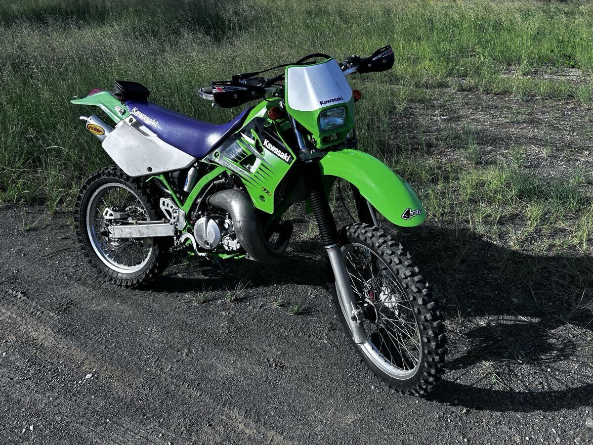 カワサキKDX220R 国内モデル登録車 廃車証渡し。拍卖