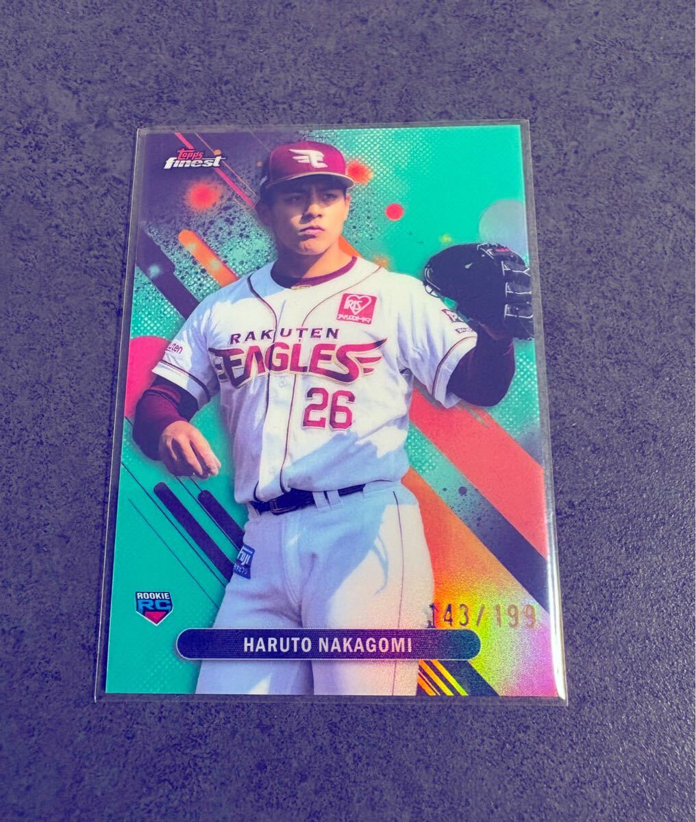 中込陽翔 Topps finest NPB 2025 199枚限定 パラレル 楽天イーグルス RC ルーキー拍卖