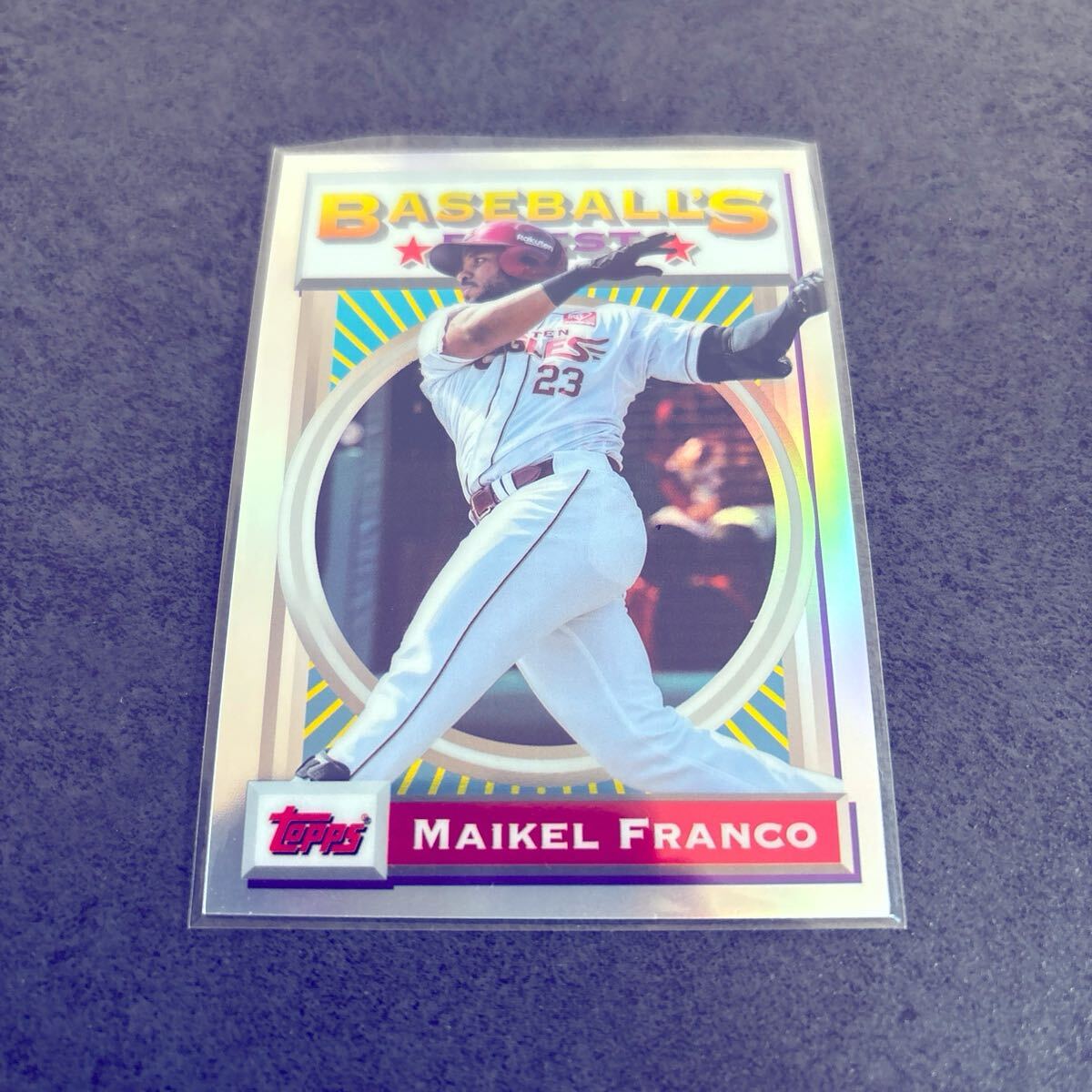 まとめ買い推奨 フランコ Topps finest NPB 2025 BASEBALL'S FINEST インサート 楽天イーグルス拍卖