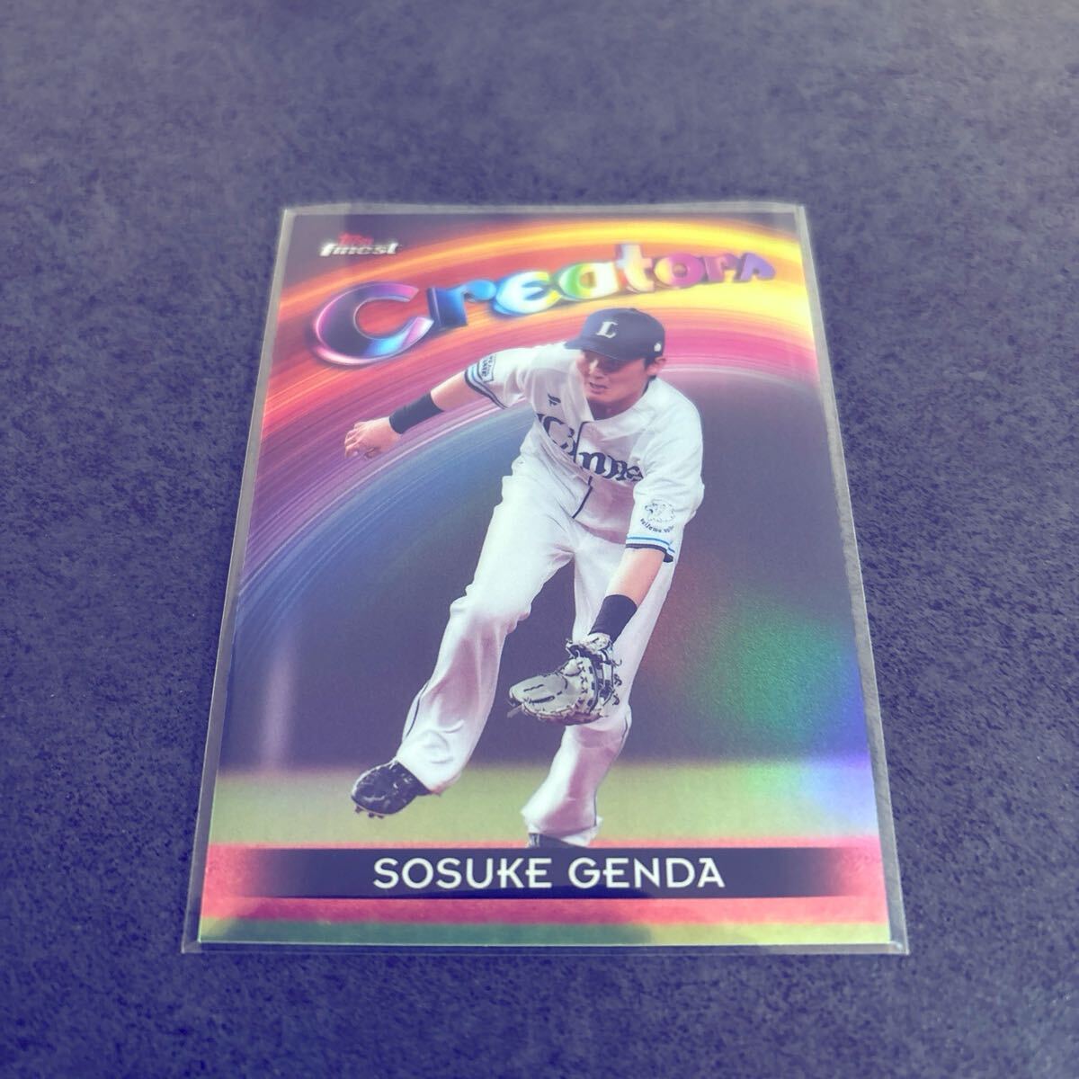 まとめ買い推奨 源田壮亮 Topps finest NPB 2025 creators インサート 西武ライオンズ拍卖