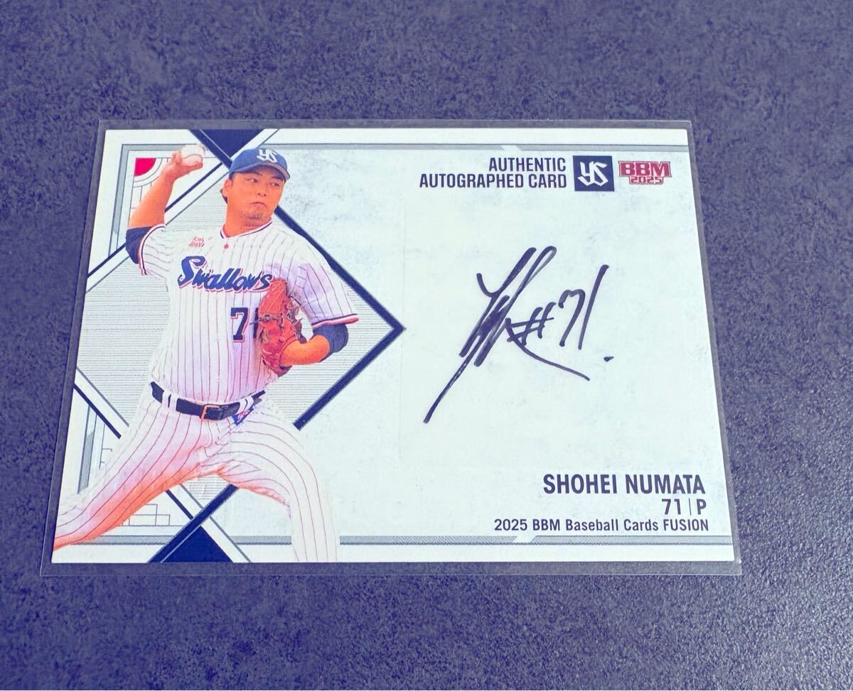 沼田翔平 BBM FUSION 2025 90枚限定 直筆サイン チームパック版 ヤクルトスワローズ拍卖