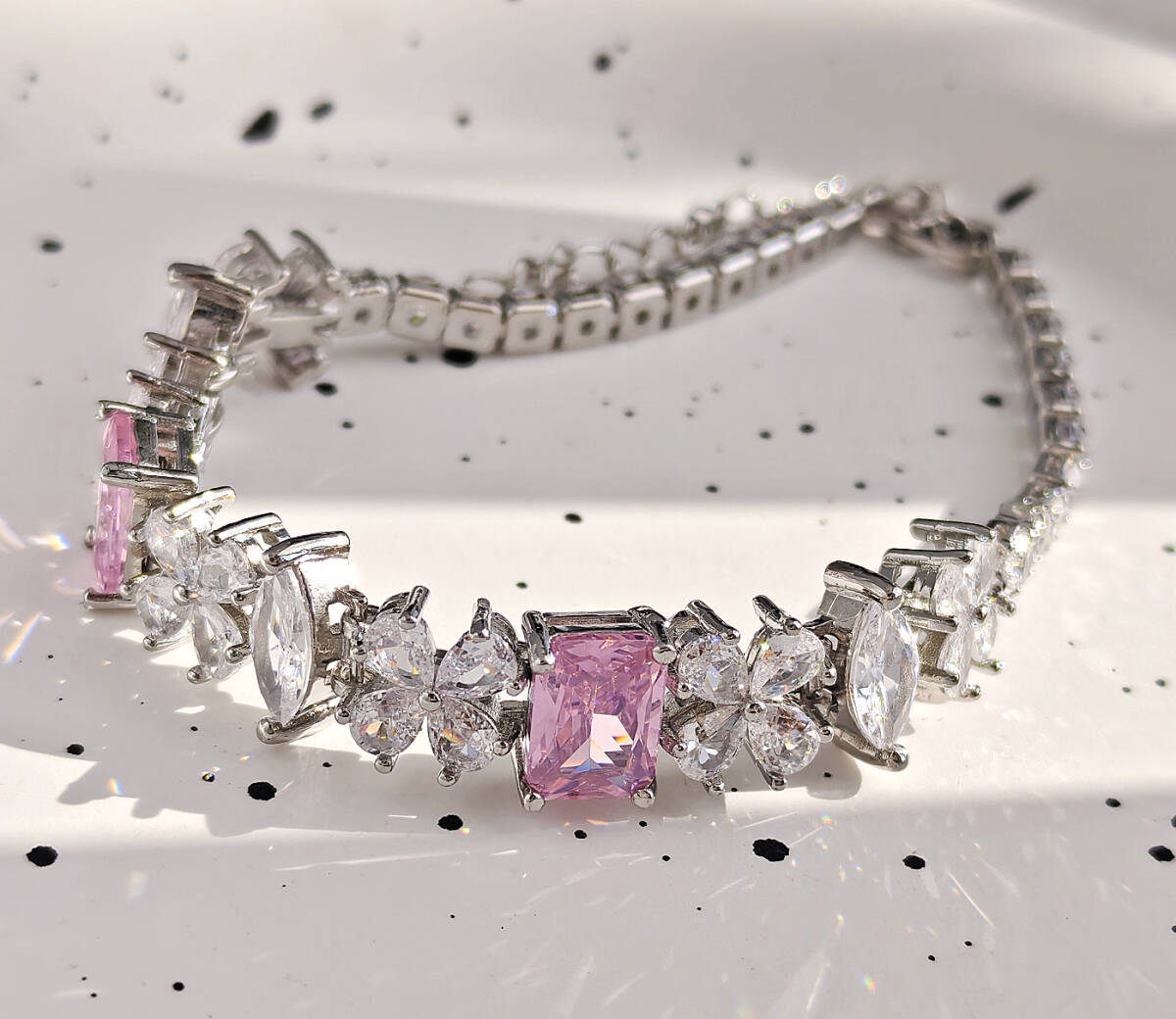 N2508106-2◆Bigstone◆【星がきらめく】欧米ファッション*シックな色合い*大存在感のブレスレット拍卖