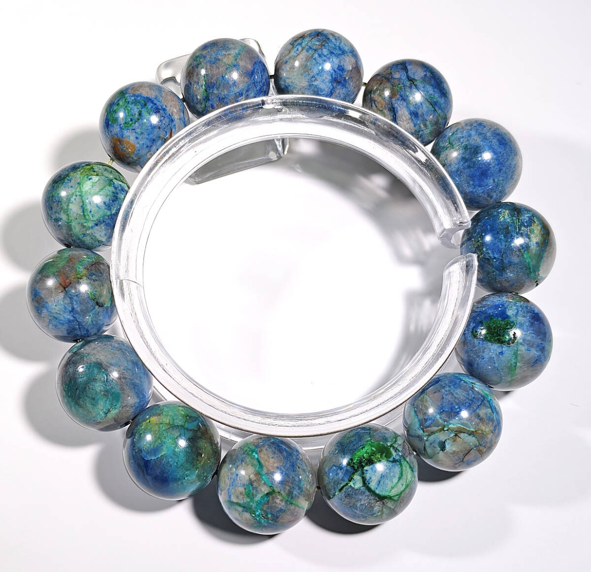 N00029◆Bigstone◆新品*超大*16mm メキシコ産【5Aクォンタム・クアトロ・シリカ】天然石ブレス 拍卖