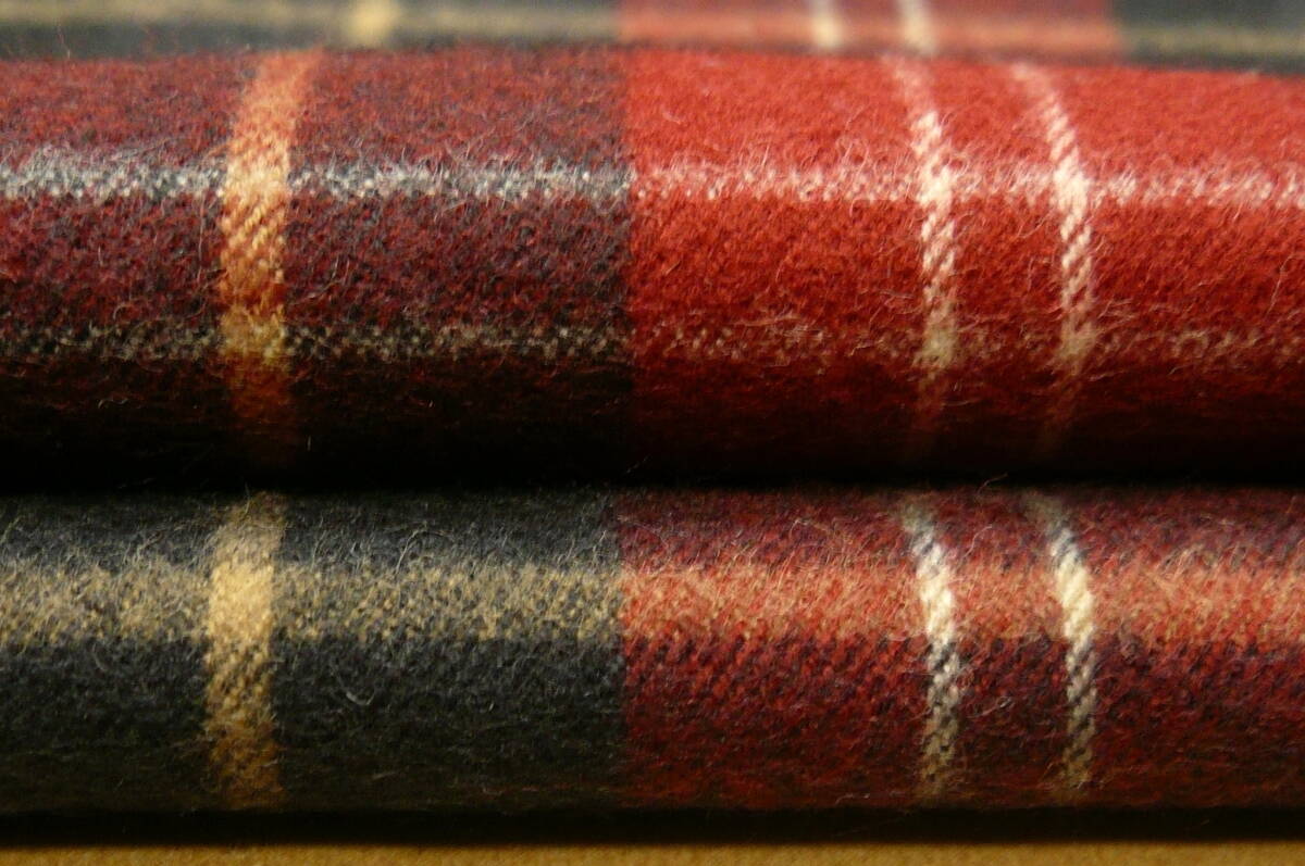 c645・終・綿100%・赤系3.8m・綾織・無地・微霜降・表起毛・ブラウス・スカート・ワンピース・子供服拍卖