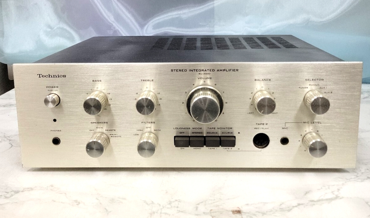 Technics テクニクス SU-3000 プリメインアンプ 音響機器 オーディオ機器 通電のみ確認済み 中古現状品拍卖