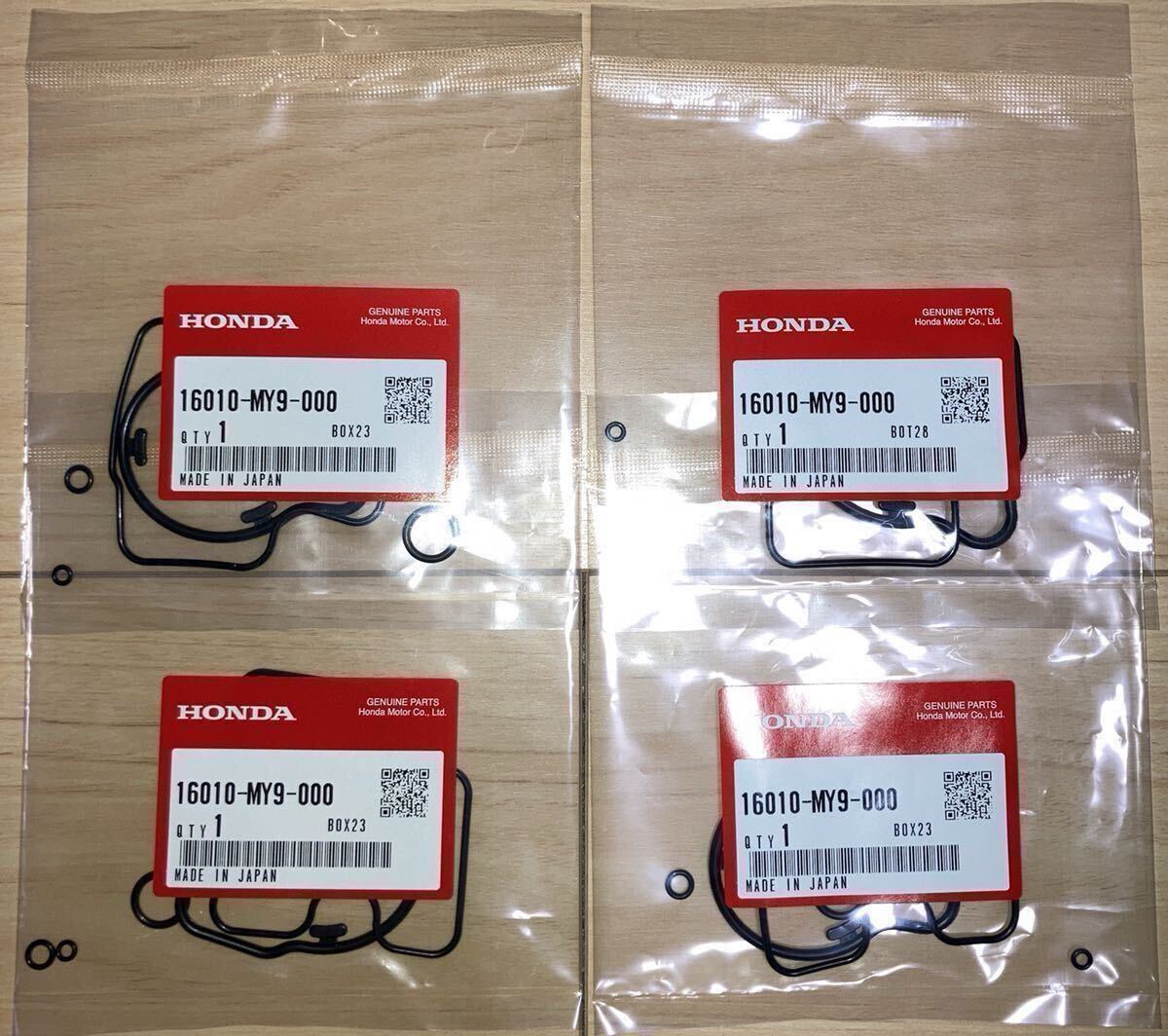 ホンダ純正品 ジェイド250 JADE250 MC23 CBR250RR MC22 CB400SF MC31 キャブレター ガスケット 1台分4個セット純正部品 MADE IN JAPAN拍卖