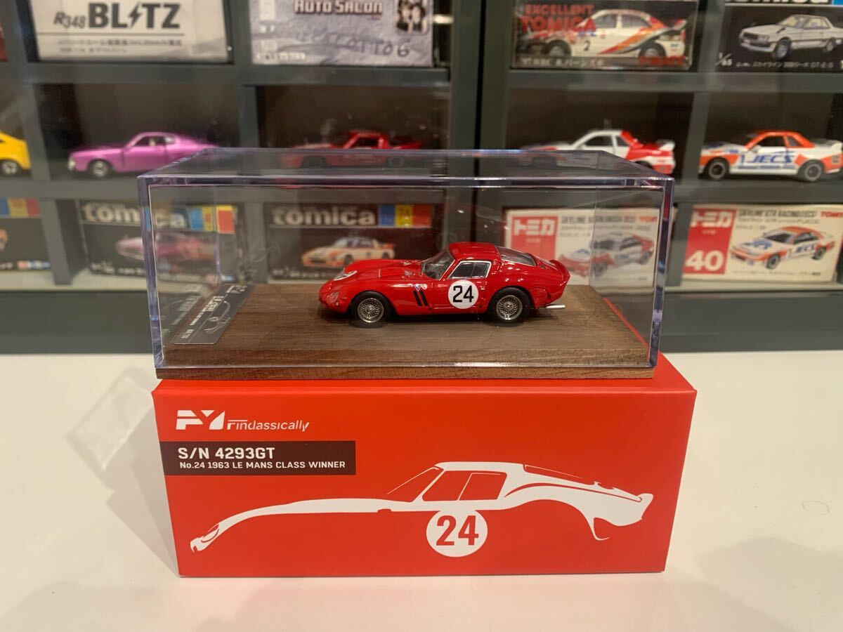 finclassically 1/64 フェラーリ 250GTO 4293gt ルマン #24拍卖