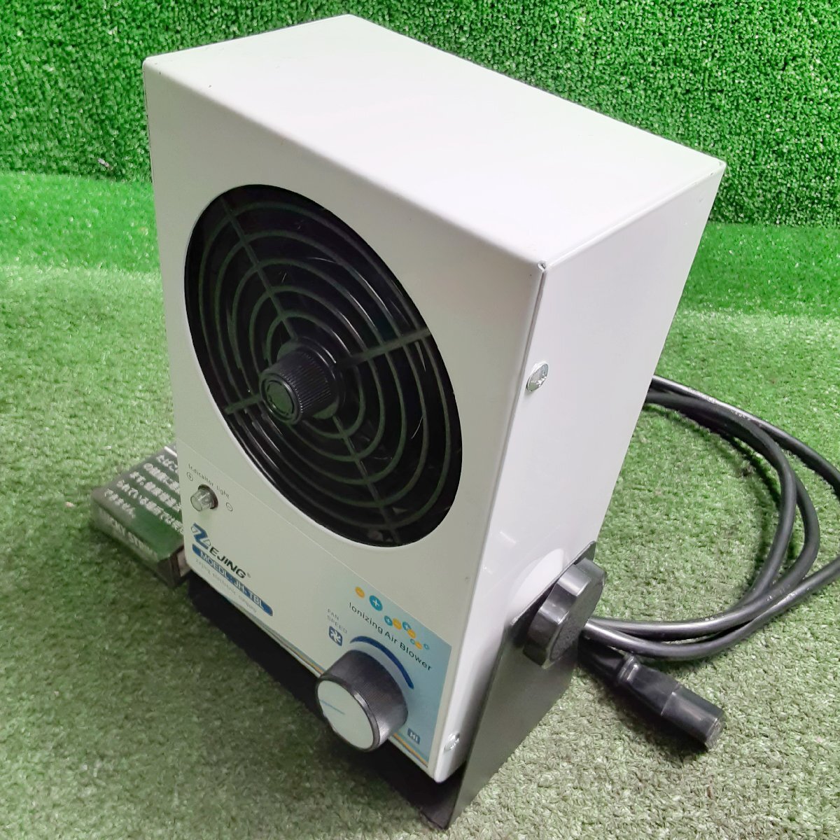 愛希a657 ZEJING ■高頻脈衝式除静電イオン風機『JH-TBL』イオナイジングエアブロワー 風量調節可拍卖
