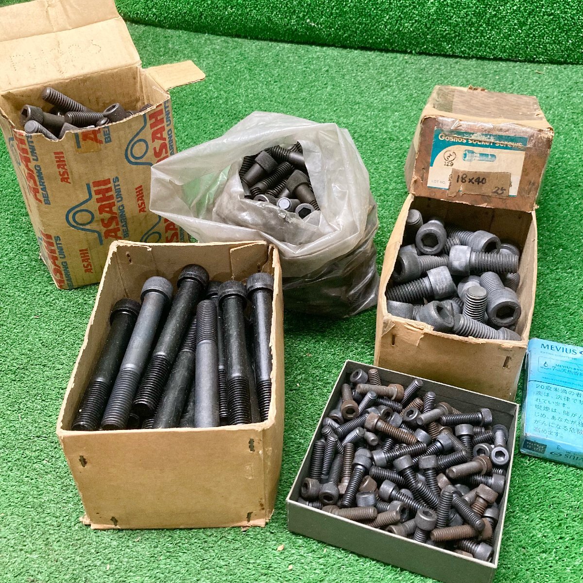 巽落o362 六角穴付きボルト 5/16×30、18×40、1/2×65、1/2×55、16×125 ★計約21kg大量セット拍卖