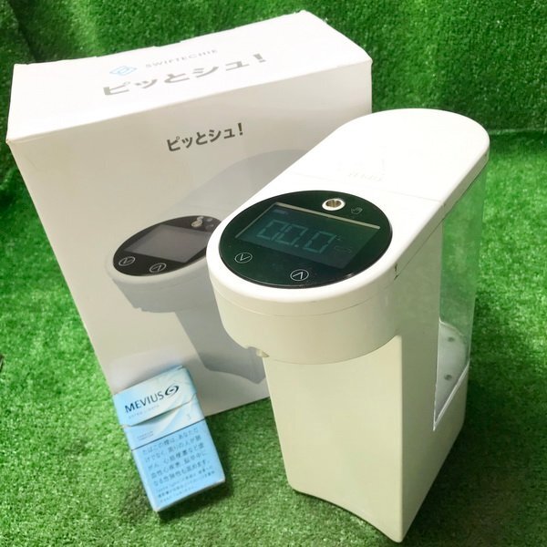 房蒼f251 シーテック ■非接触型 温度測定/消毒機ピッとシュ! ノータッチ スプレー式 4段階調節可 容量1000ml 外寸幅約95×奥210×高250mm拍卖