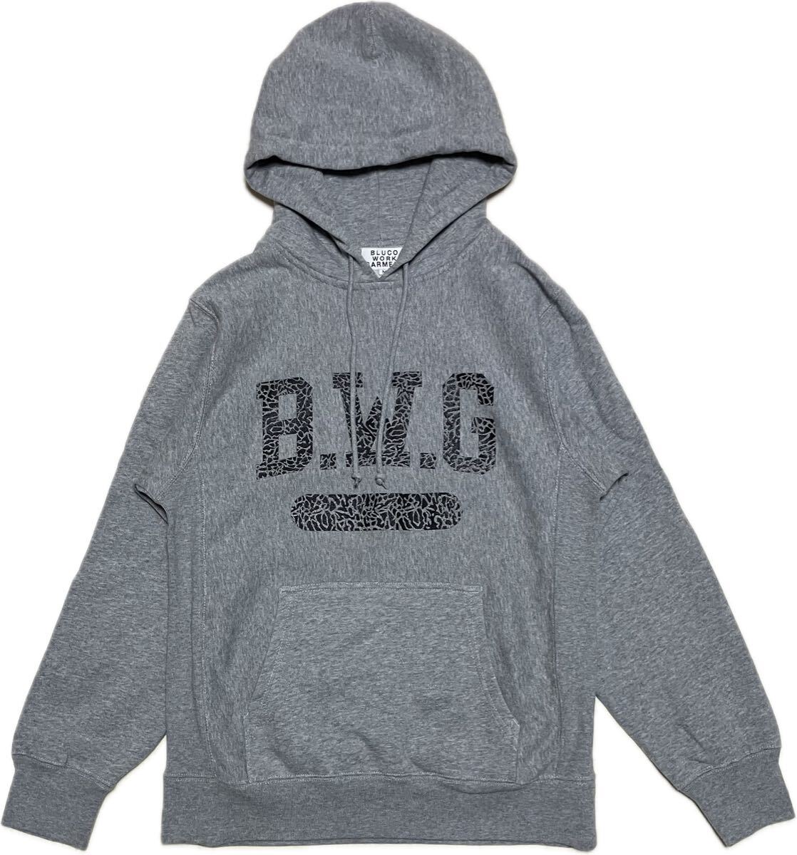 送料無料 BLUCO WORK GARMENT フーディー プルオーバー パーカー BWG拍卖