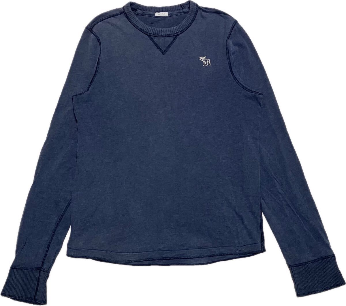 送料無料 定番 Abercrombie & Fitch 袖長 ヘラジカロゴ カットソー拍卖