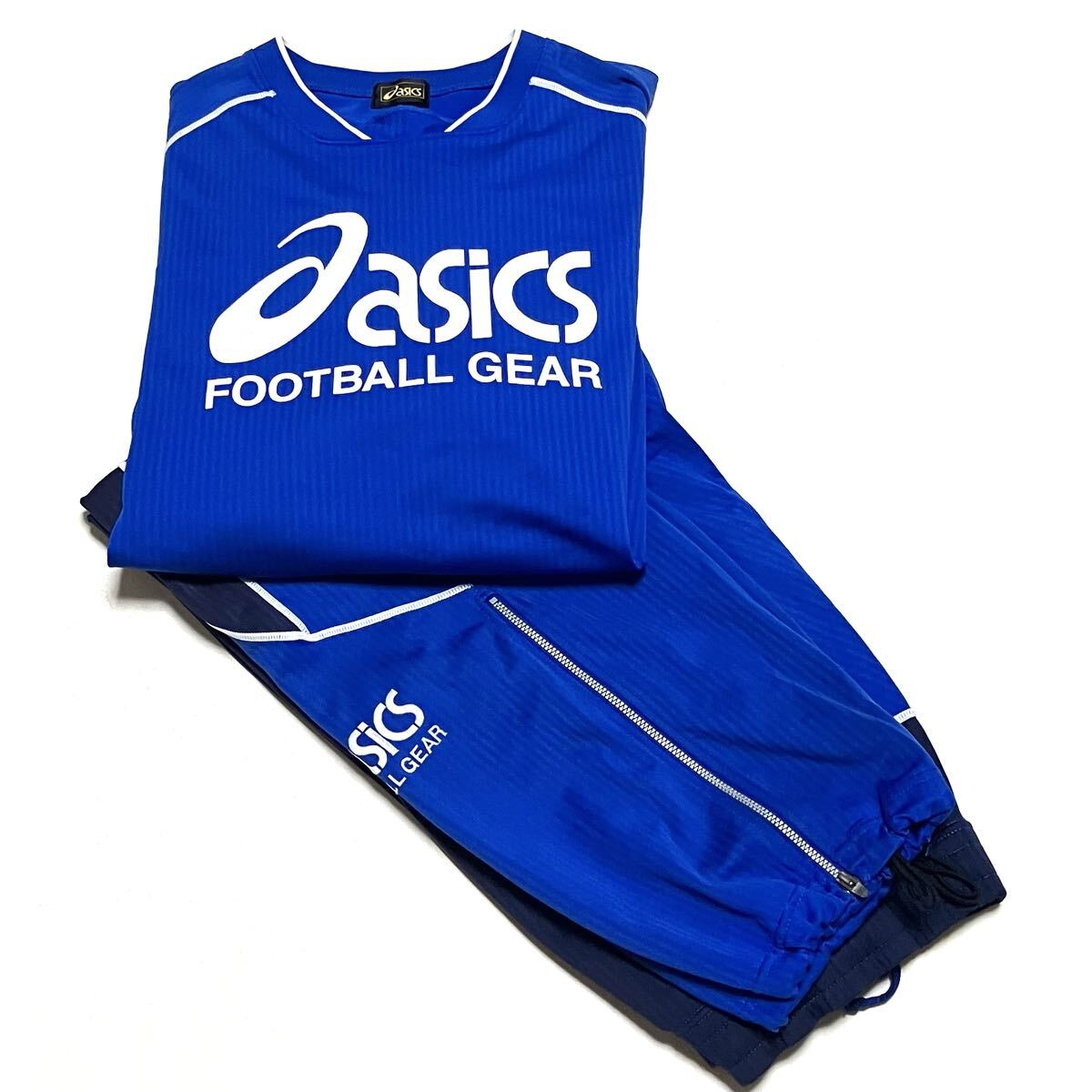 送料無料 アシックス FOOTBALL GEAR セットアップ ジャージ拍卖