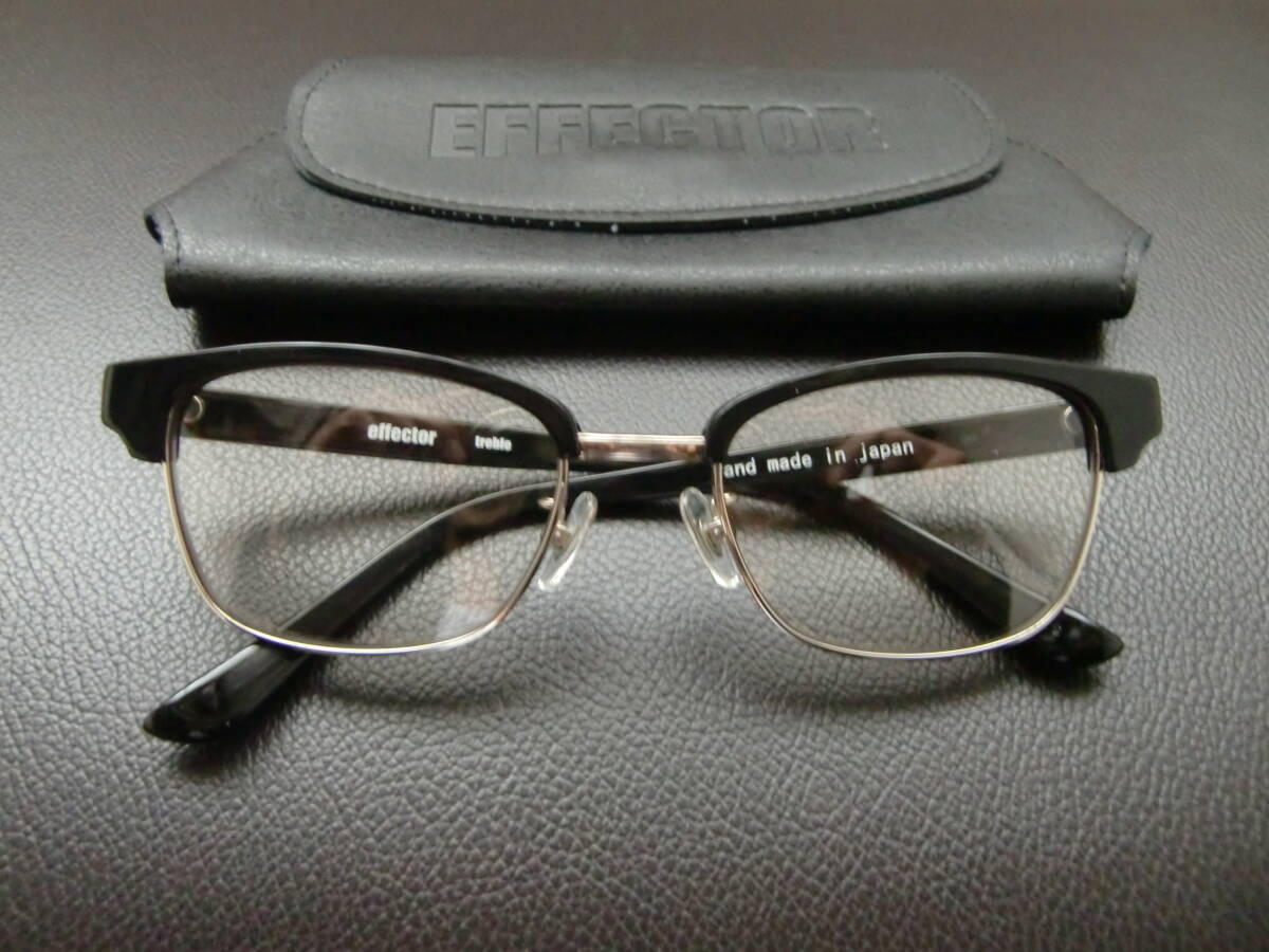 FFECTOR エフェクター 眼鏡 treble BLACK オリバーピープルズ 金子眼鏡 レイバン サングラス拍卖