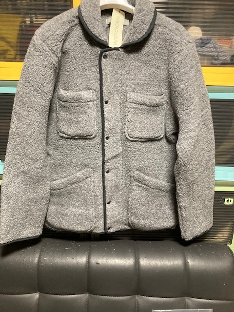 OUTERKNOWN フリースジャケット Mens S size グレー色、新品未使用品!拍卖