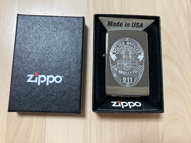 Zippo LAPD(Lis Angels改札紋章)新品未使用品!拍卖