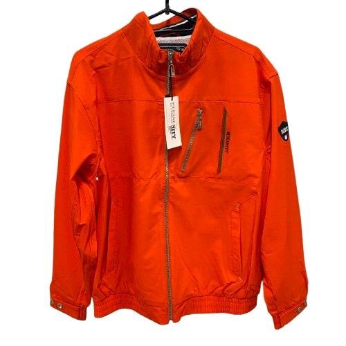【未使用・保管品】MIRANIY ミラニティー ロゴパッチ付き ブルゾン ナイロンジャケット オレンジ拍卖