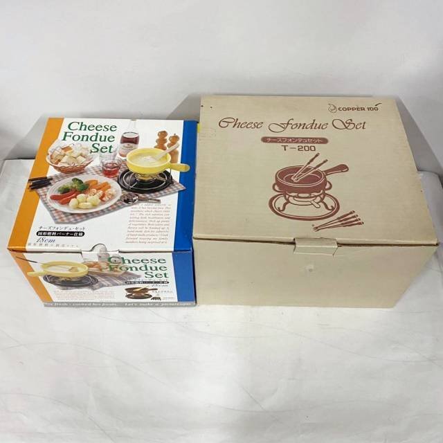 【未使用・保管品】チーズフォンデュセット 2つ COPPER100-T-200 イシガキ産業 調理器具 キッチン用品 フォンデュ鍋拍卖
