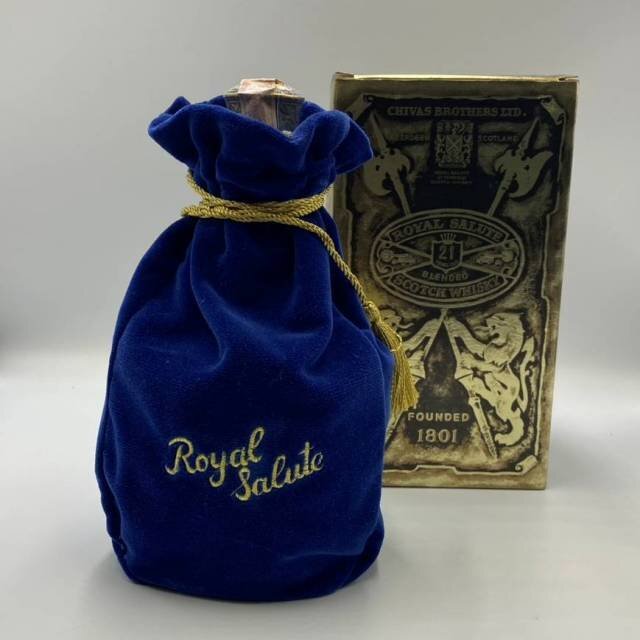 【未開栓】ROYAL SALUTE 21年 ロイヤルサルート<酒>ウィスキー BLENDED SCOTCH 700ml 40% ブレンデッドスコッチ アルコール 飲料拍卖