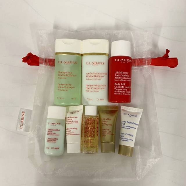 CLARINS クラランス コスメ サンプル8個セット シャンプー コンディショナー ボディ用美容液 基礎化粧品 乳液 化粧水 クリーム等拍卖
