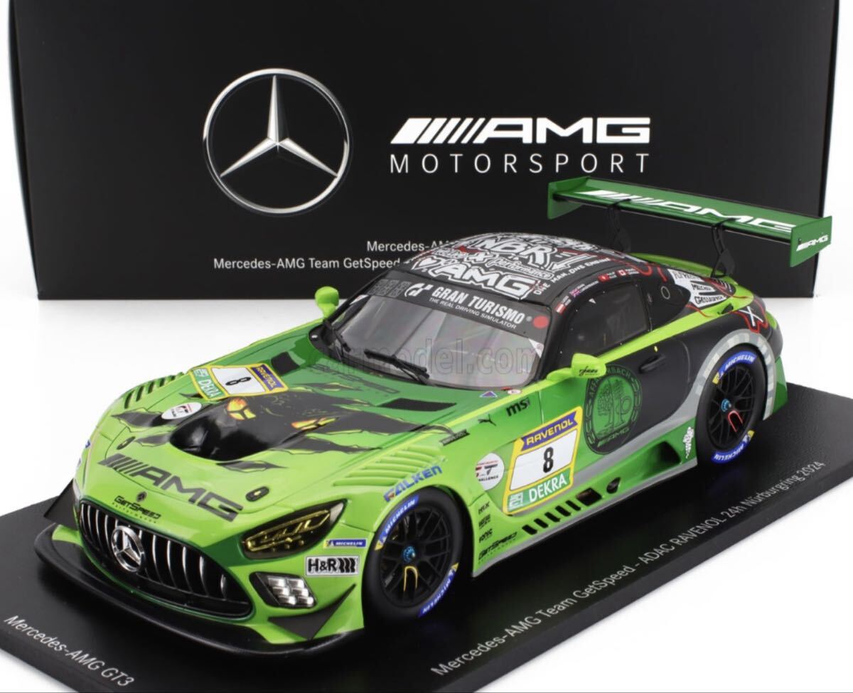 【希少・精密モデル】メルセデス AMG GT3 ADAC RAVENOL 1:18スケール ミニカー拍卖