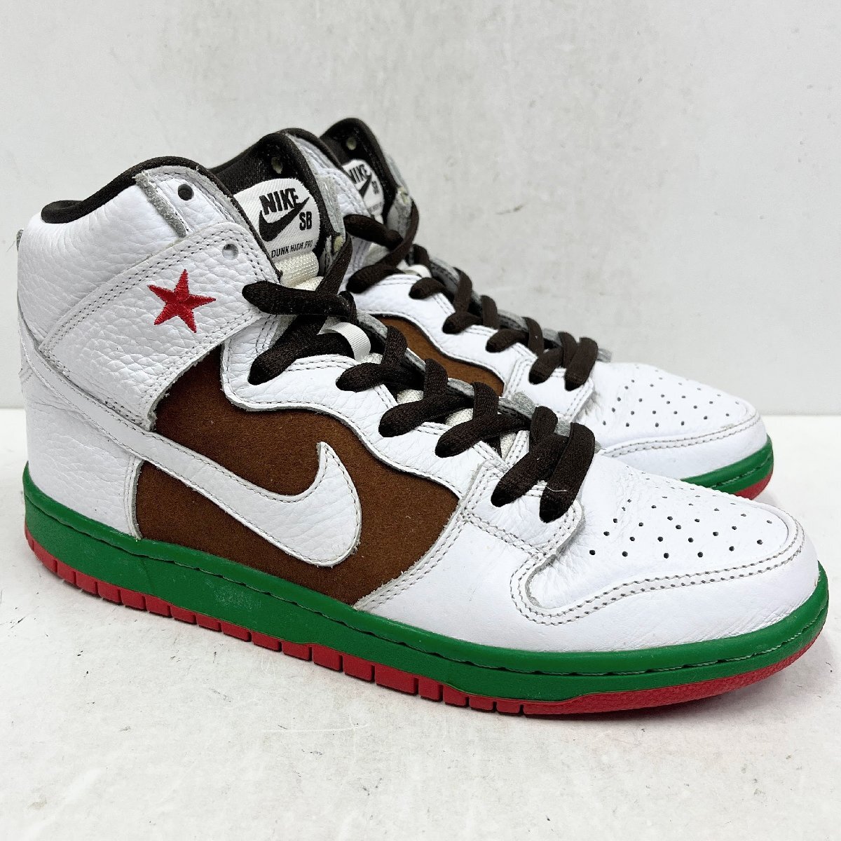 27cm NIKE DUNK HIGH PREMIUM SB California 313171-201 ナイキ ダンク ハイ プレミアム SB カリフォルニア 2100000279289 H1-118599 OSK拍卖